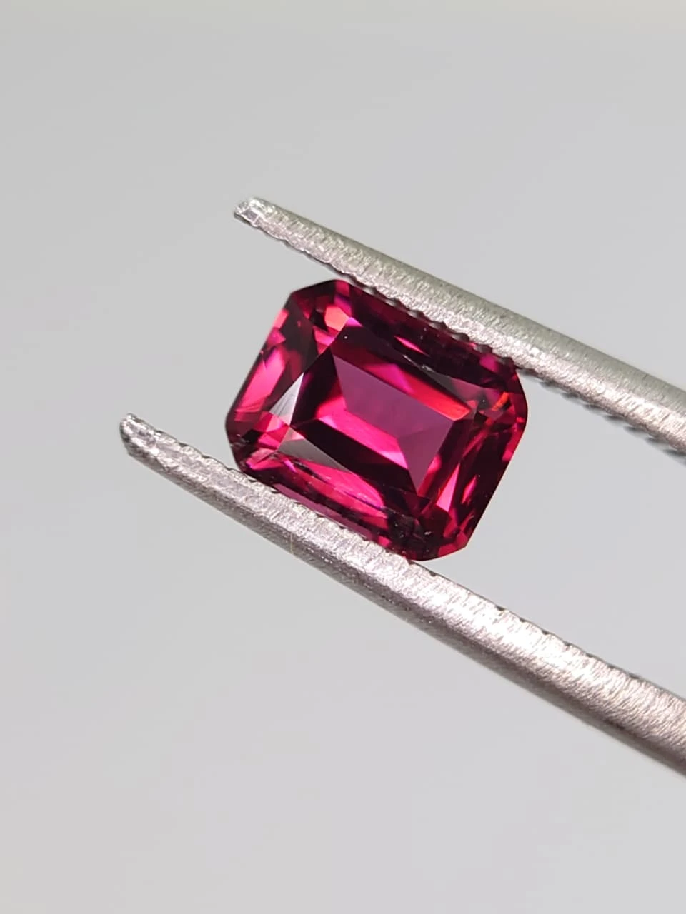 1.2ct Natural Rhodolite Garnet Loose Gemstone from Tanzania — view 2